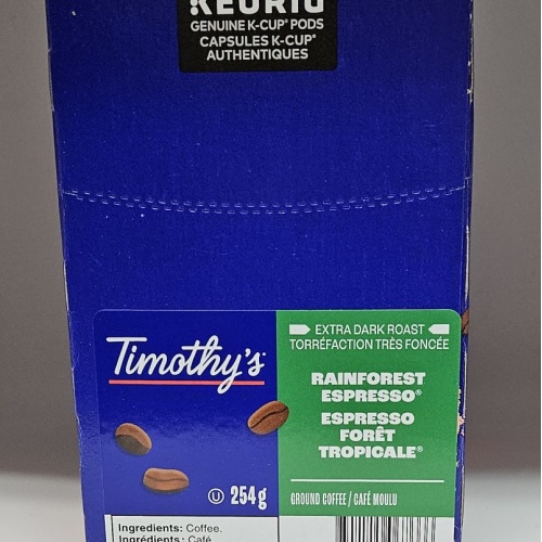 Café Timothy's foret tropical espresso